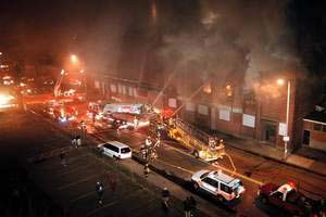Worcester Cold Storage warehouse fire