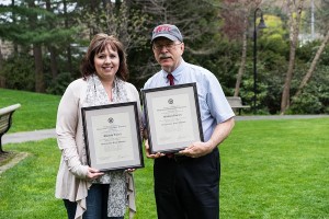 The Trustees’ Award for Outstanding Staff Member was presented to Rhonda Podell and Mike Dorsey.