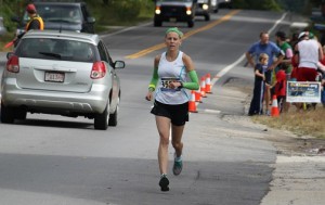 Jennifer McWeeny said the winter’s severe weather posed challenges in training for the marathon.