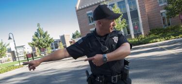 campus safety policeman