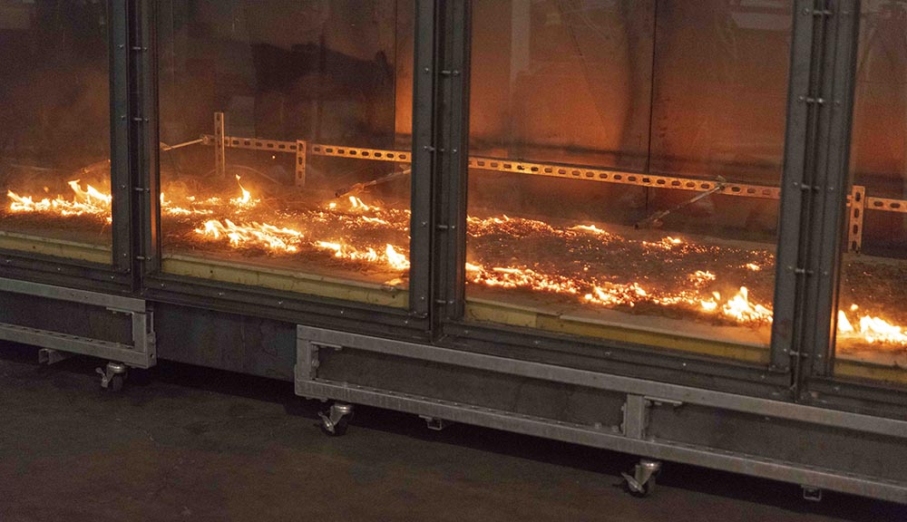 WPI fire burn lab
