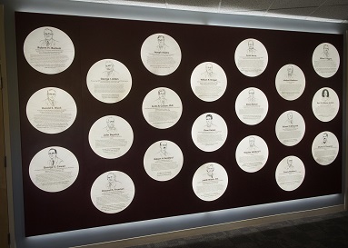 The WPI Hall of Luminaries in the Rubin Campus Center alt