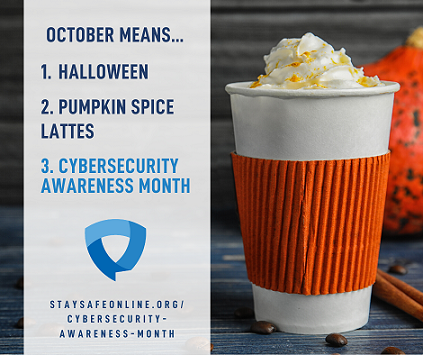 October means pumpkin spice lattes and NCSAM!