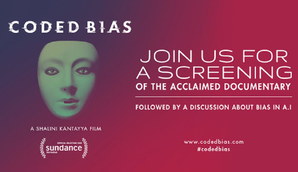 flyer about Coded Bias documentary