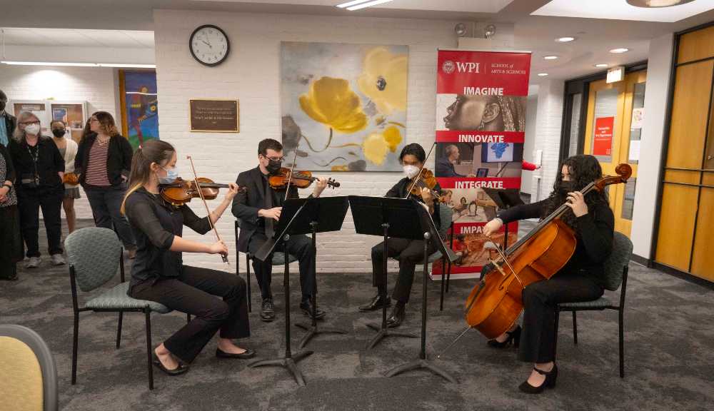 Student musicians perform as part of Arts & Sciences Week.