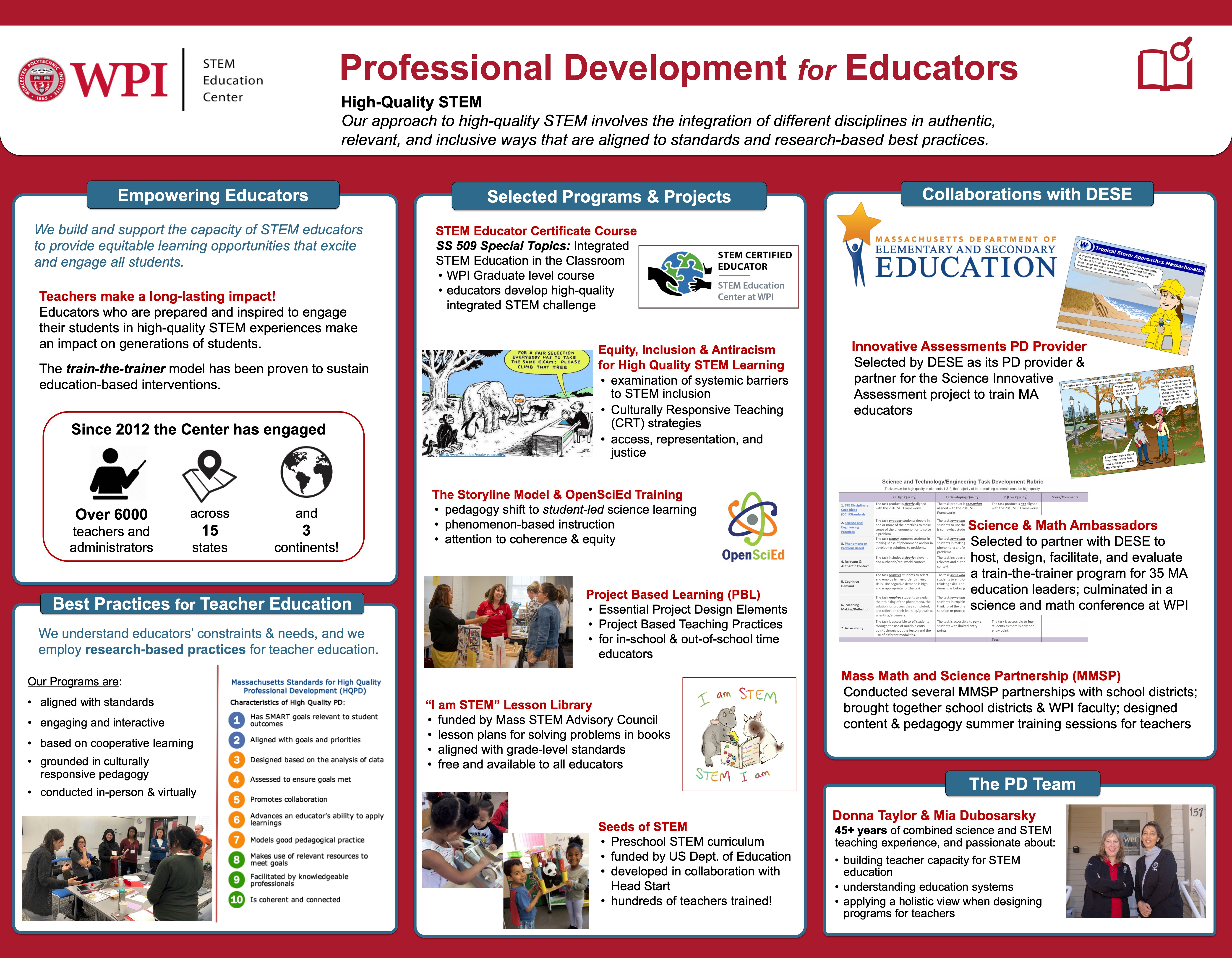 STEM Education Center PD Poster