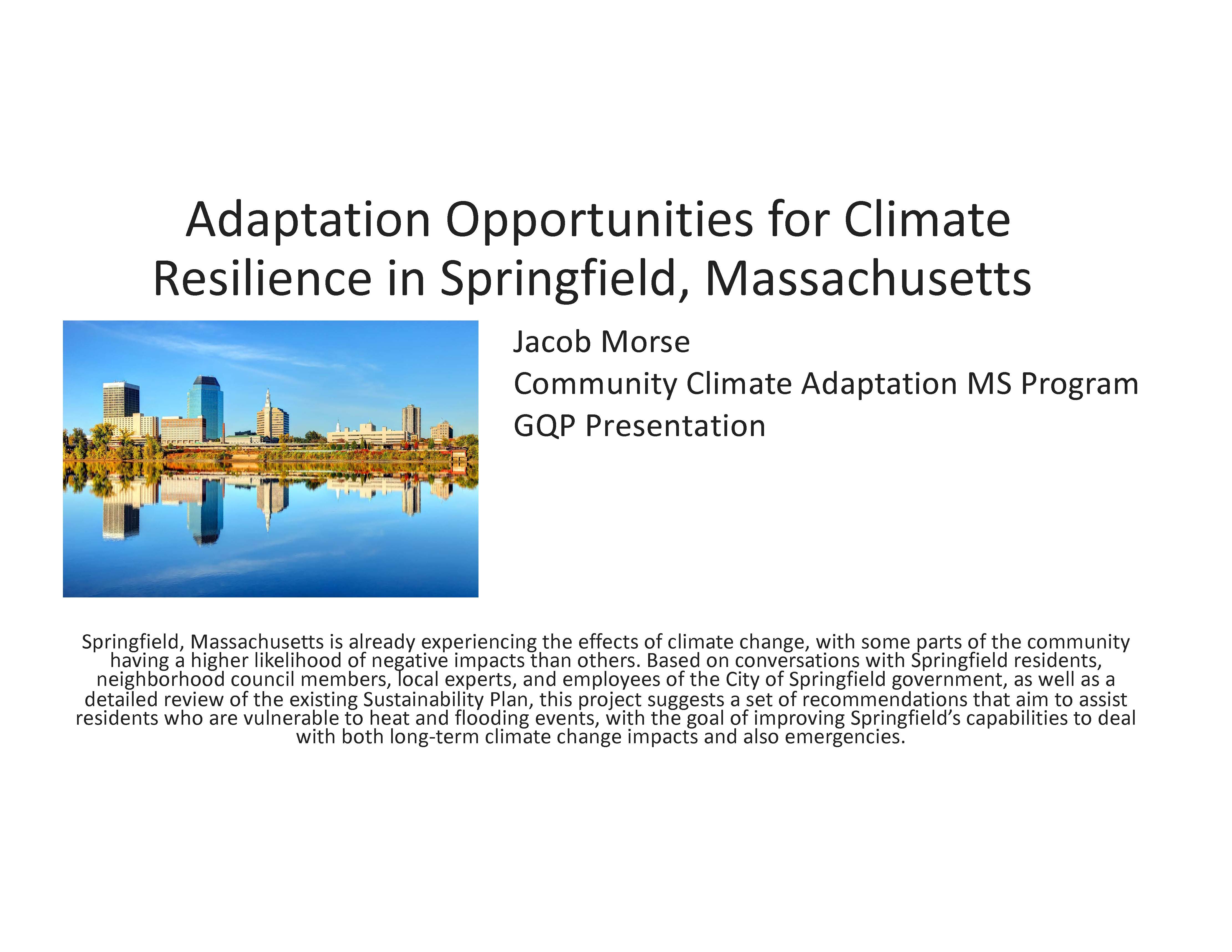 Jacob Morse CCA graduate