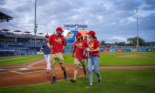 students at Worcester Red Sox