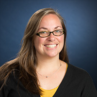 Staff Council member Nicole Caligiuri