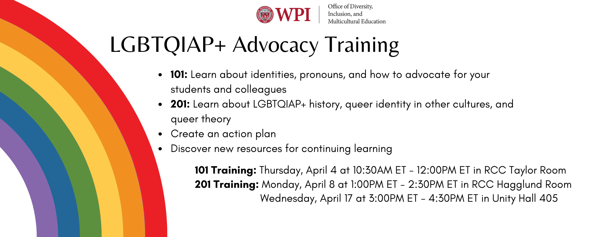 LGBTQIAP+ Advocacy Training