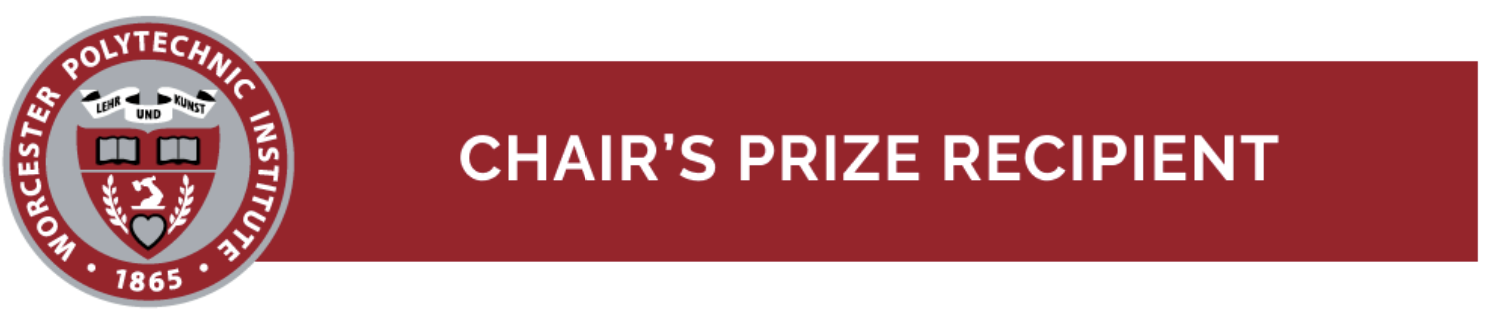 CHAIR’S PRIZE RECIPIENT