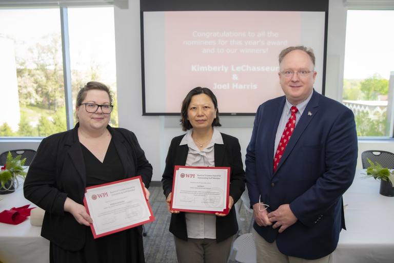 Image of winners of 2024 Board of Trustees Outstanding Staff Member Award