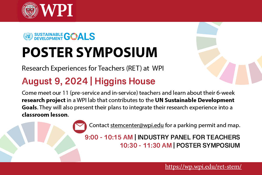 poster symposium invitation card