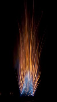 Turbulent dust flame