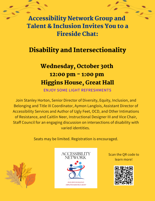 disability/intersectionality flyer