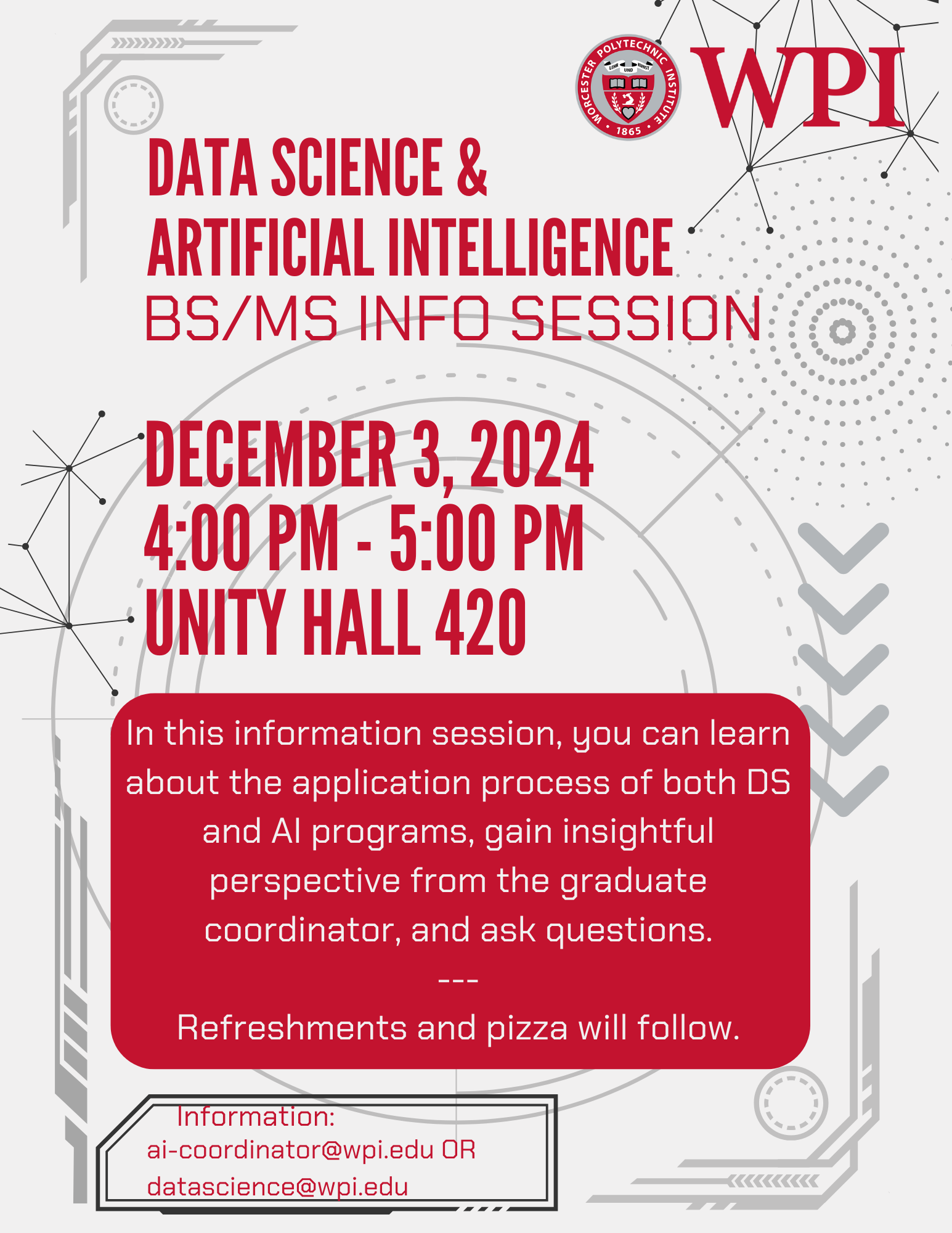 DS &amp; AI BS/MS Information Session