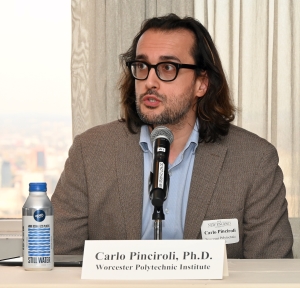 Carlo Pinciroli speaks at New England Council event