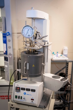 A reactor inside a laboratory