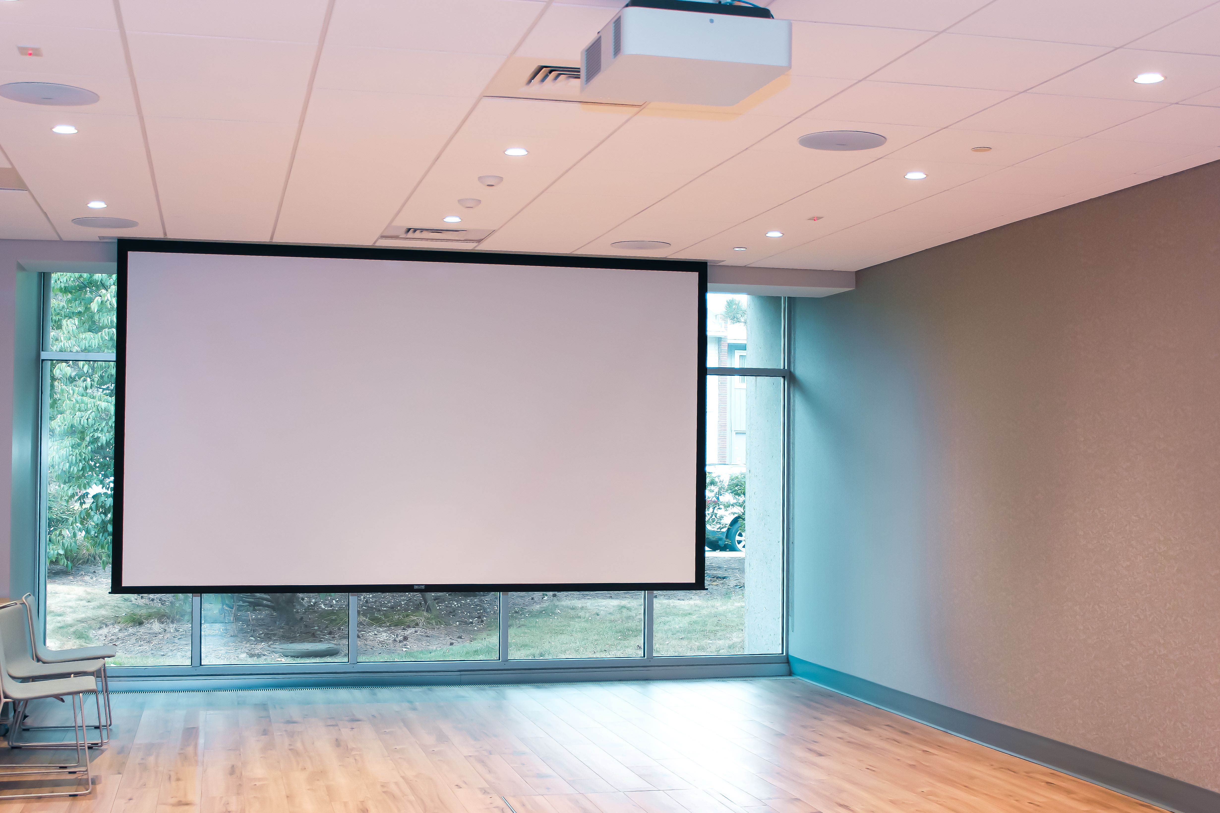 Program Room with projector set up