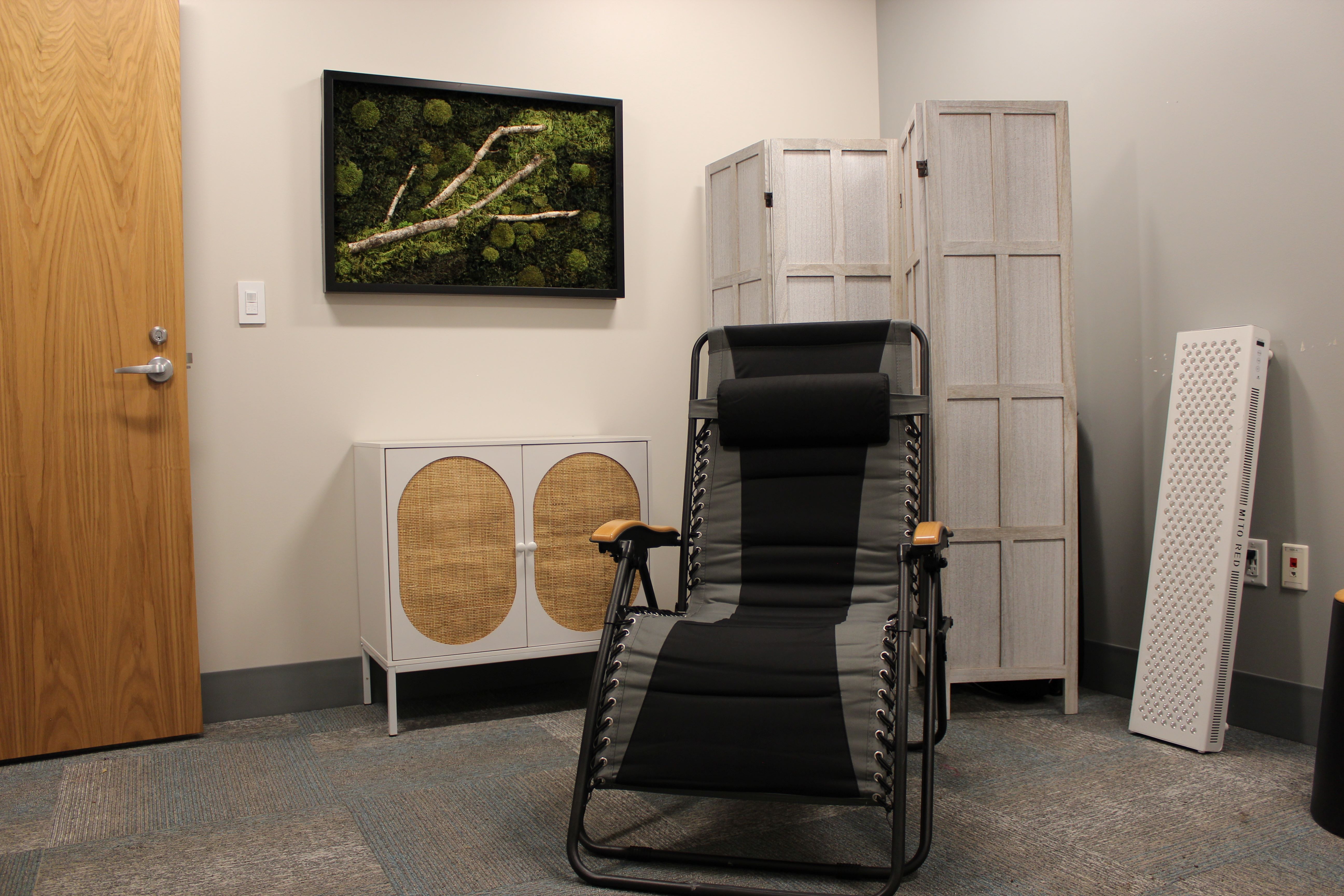 photo of rest and reflection room