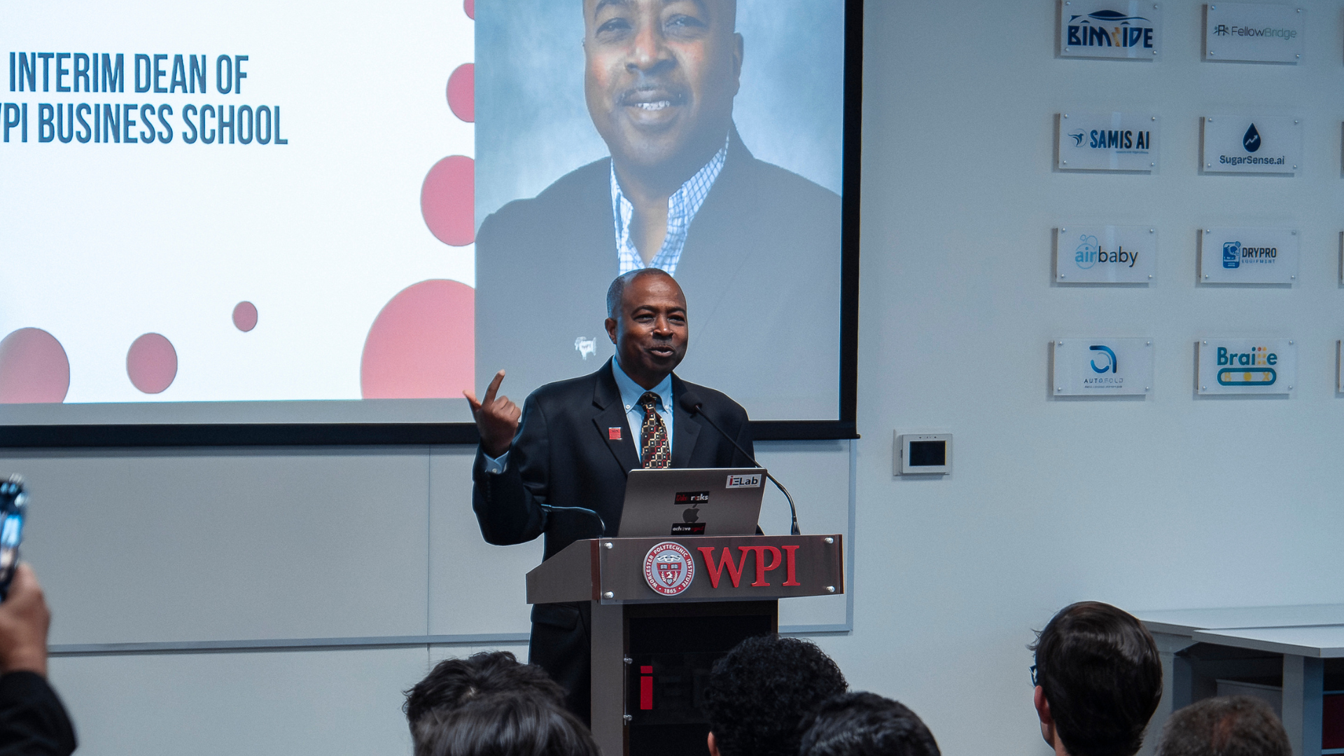 Kwamie Dunbar delivering opening remarks