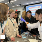 Participants learn about and create stents