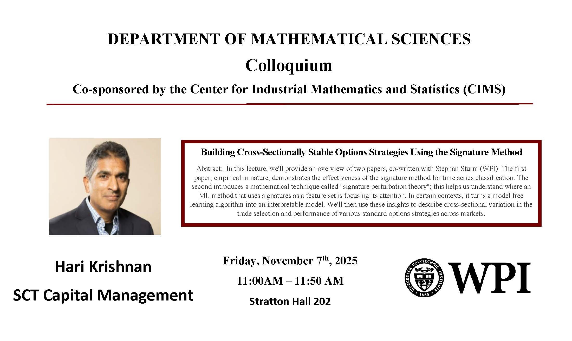 Hari Krishnan_Colloquium