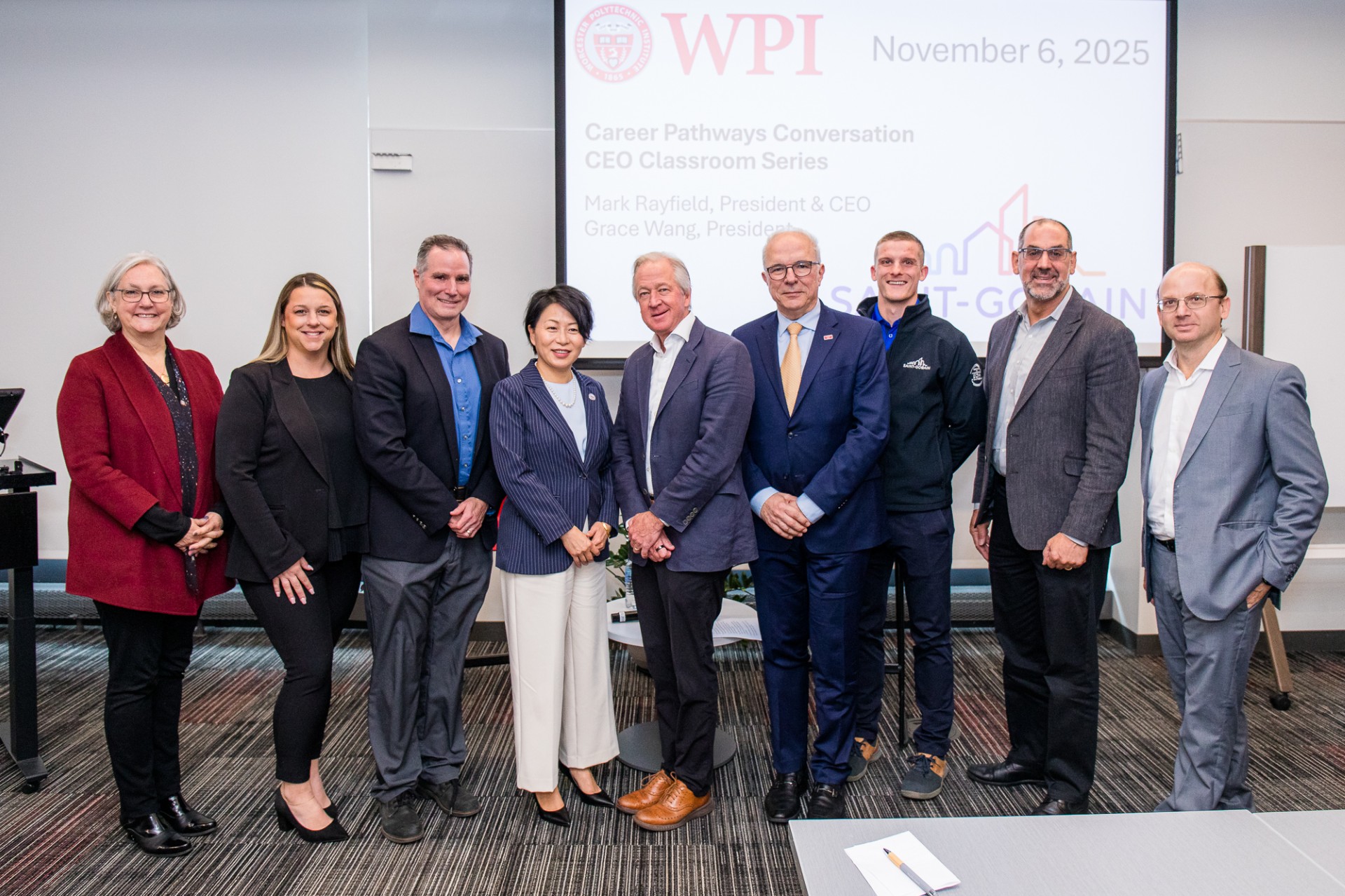 WPI representatives with SGNA representatives