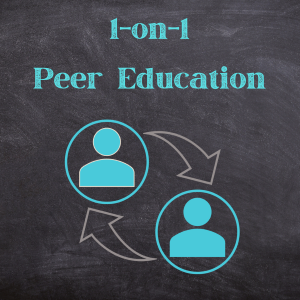 1on1 Peer Education Logo