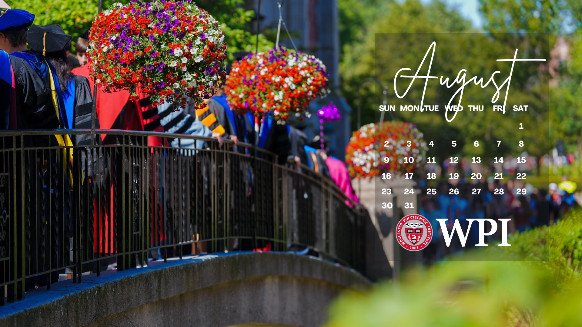 August 2026 calendar - Earle Bridge Crossing
