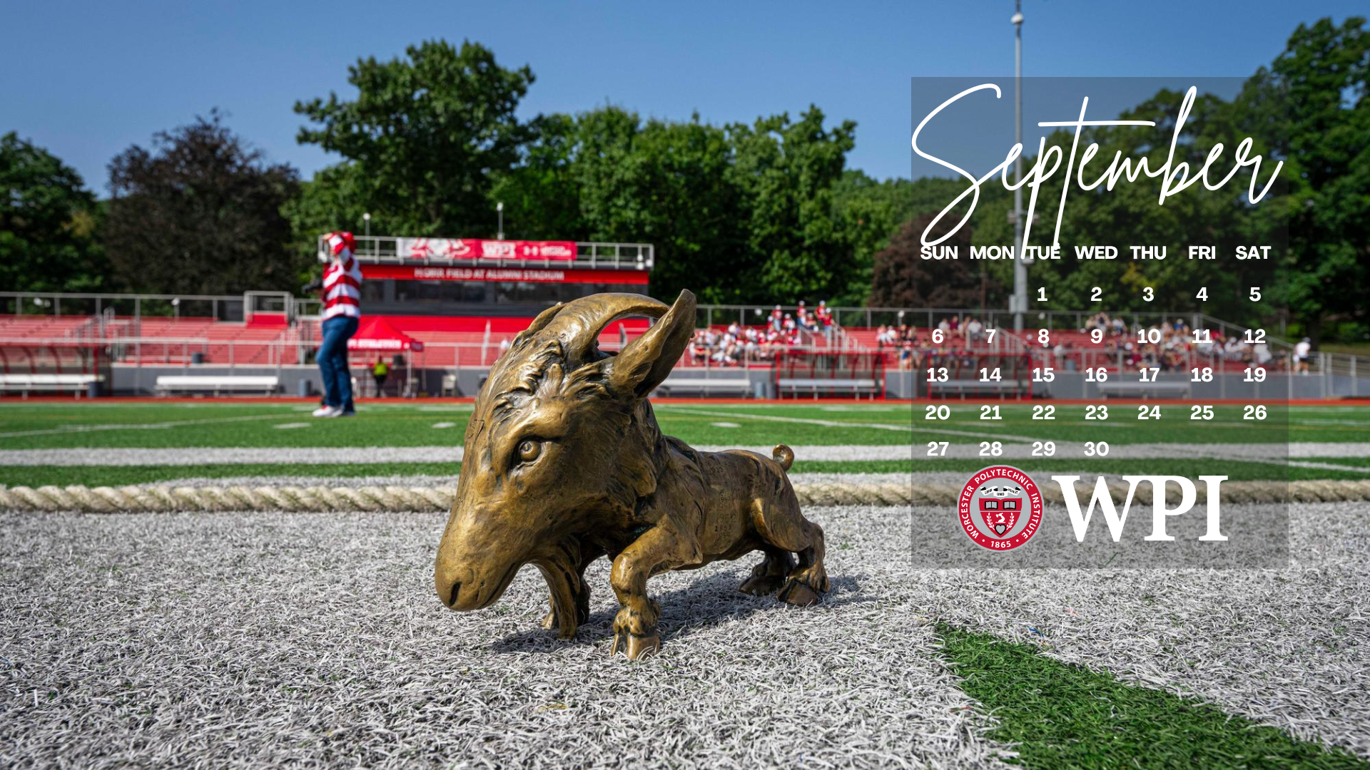 September 2026 calendar - Goats Head Trophy