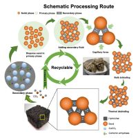 Schematic processing route diagram