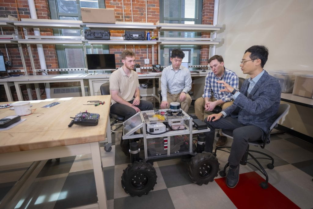 WPI grad robotics students