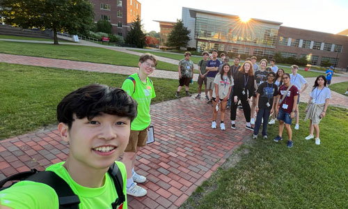 Frontiers Studens on Quad