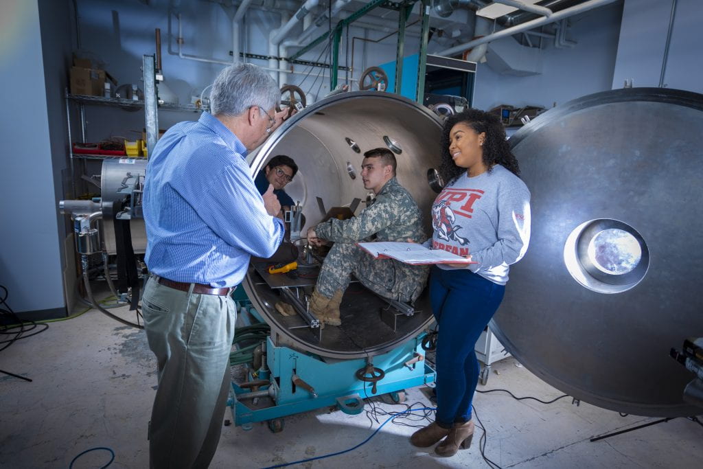 WPI aerospace students