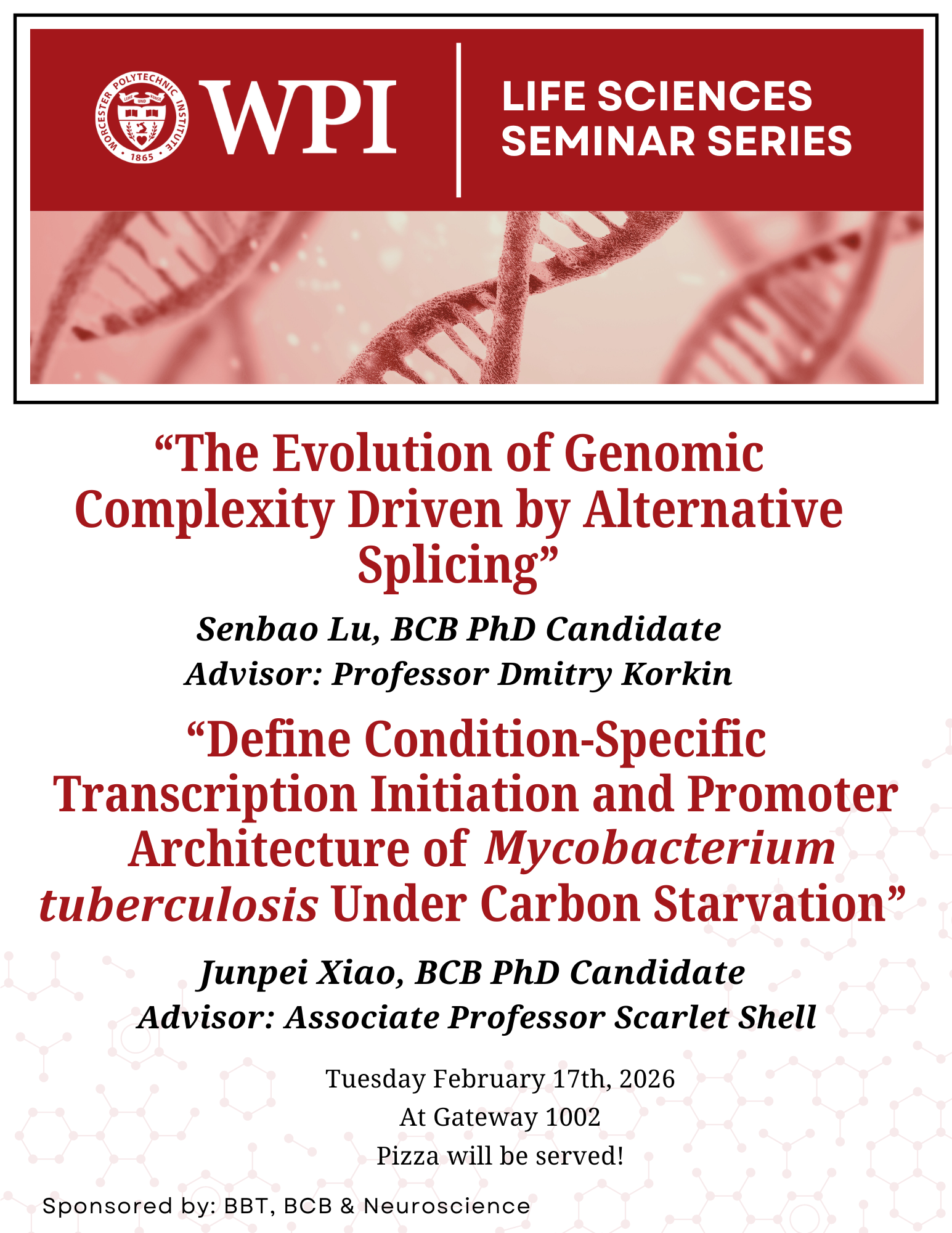 Life Sciences Seminar Series