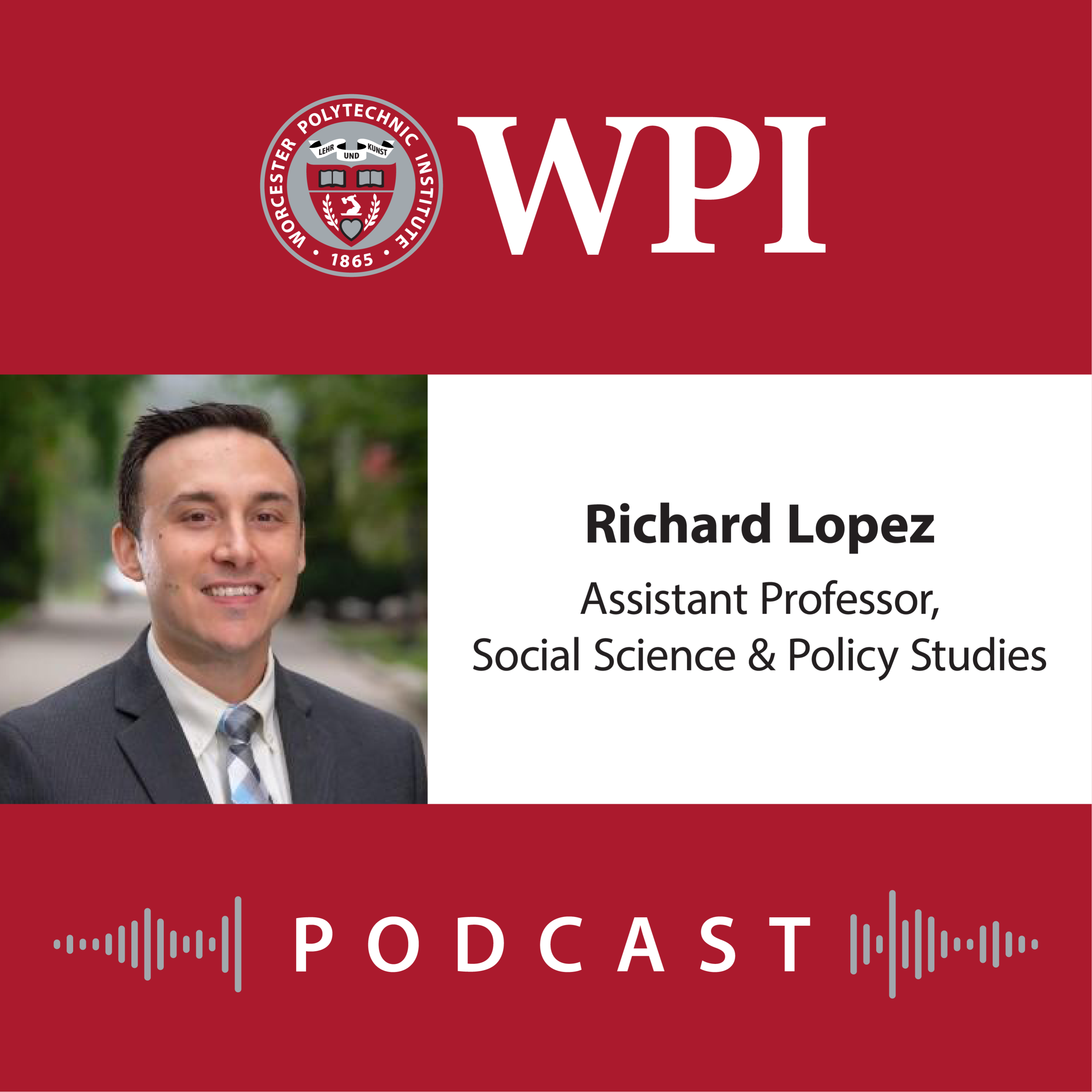 podcast logo with image of Richard Lopez