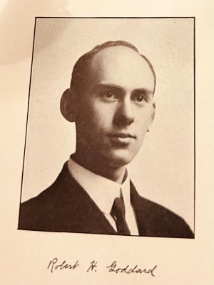 Robert Goddard's WPI Yearbook photo