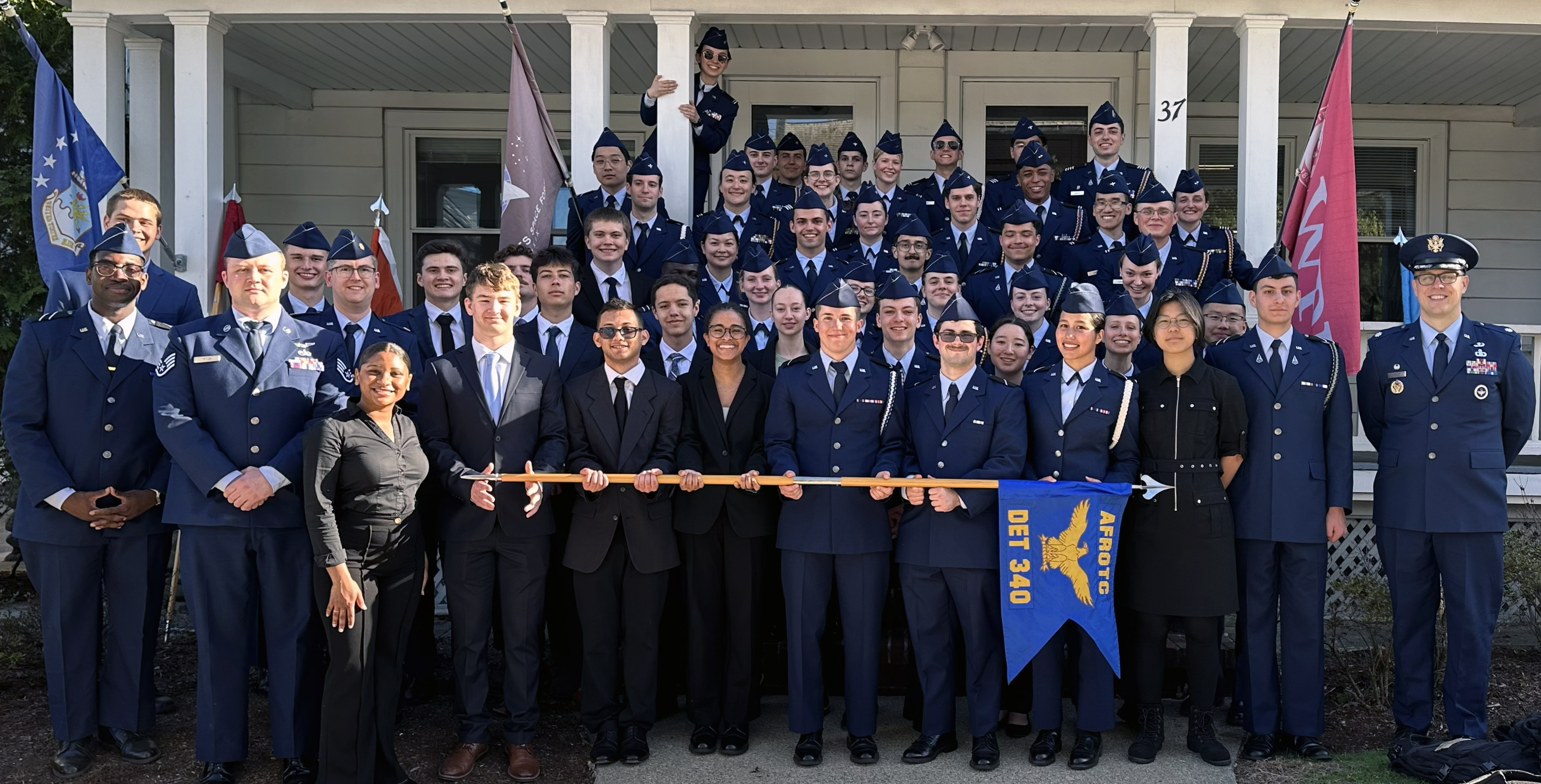 Group photo of cadets and cadre.