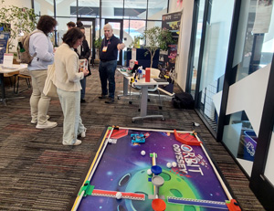 Attendees at the Share-a-Thon at the STEM Education Showcase