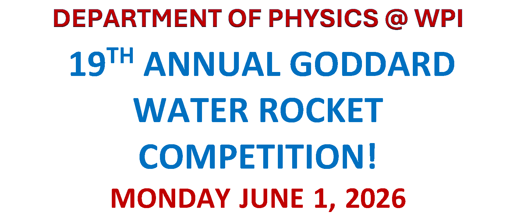 Water Rocket Announcement