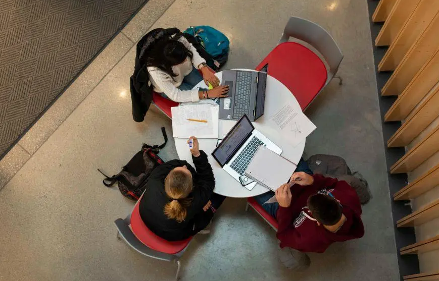 Students Working