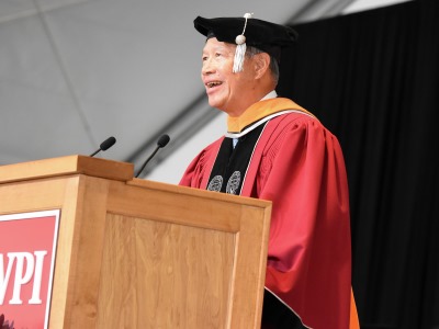 Glenn Yee at the podium