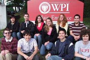 Students at WPI