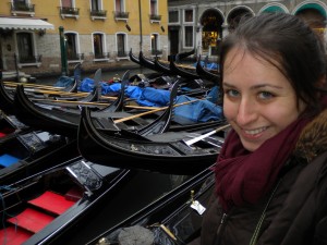 Madalyn Coryea in Venice, Italy last year during her IQP