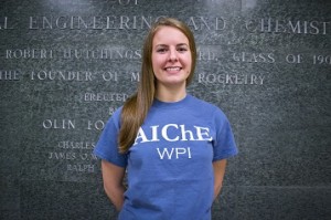 The American Institute for Chemical Engineers (AIChE) chose Melissa Dery for a Featured Student profile in the November 2014 issue of its journal, ChEnected.