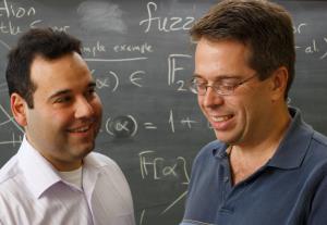Berk Sunar, left, and William Martin joined WPI's Cryptography and Information Security Lab in 2000.