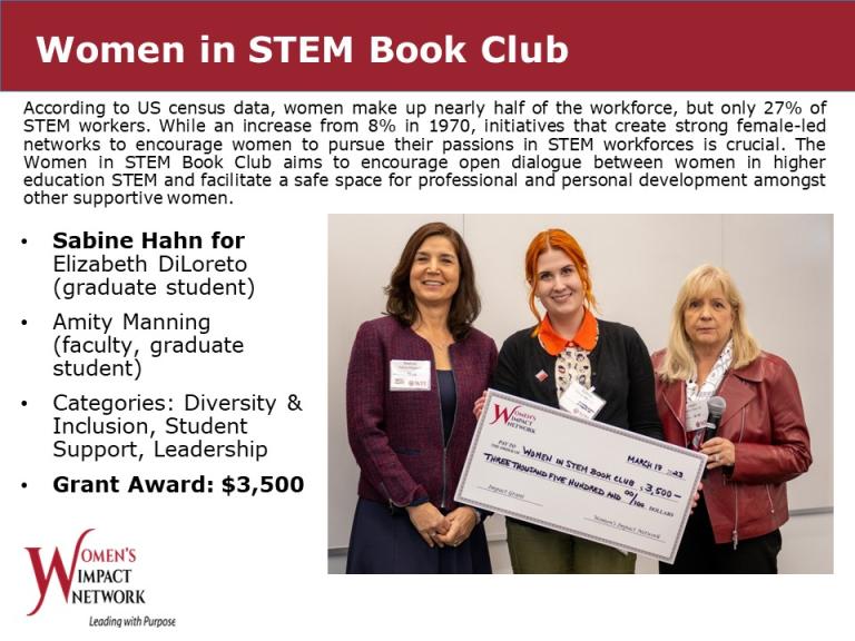 Women in STEM Book Club Grant