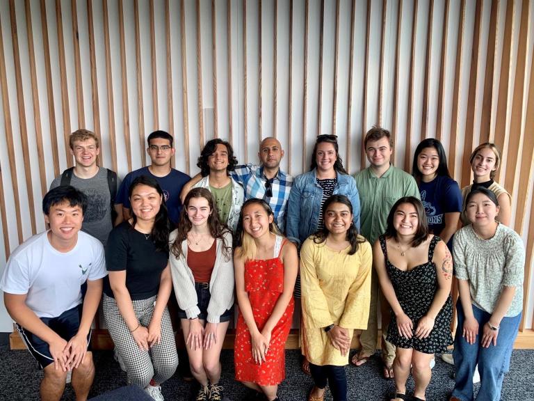 A second group photo of the REU students summer 2022