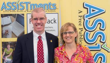 ASSISTments was developed by husband-and-wife team Neil and Cristina Heffernan at WPI and is provided for free to school districts across the country.